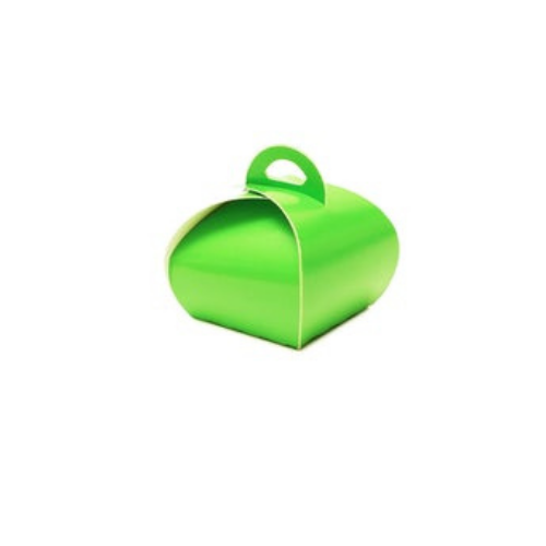Confectionery Boxes- Made with Recycled Material- Green Color or Polkadot